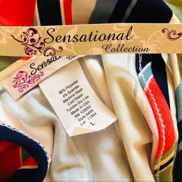 👗 Multicolored high low dress!👗 - Picture 4 of 5